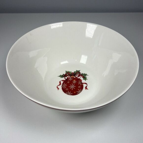 Christopher Radko Large Vegetable Serving Bowl Holiday Celebrations - Picture 1 of 6